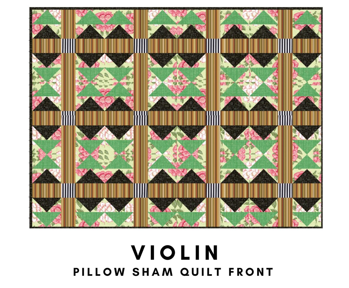 Violin Music Quilt Block Pattern Pdf Violin Quilt Pattern Pdf Violin