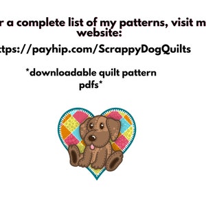 Husky Quilt Block Pattern Downloadable PDF Quilt Pattern Dog Quilt Design pdf Unique Animal Quilt Pattern Dog Quilt Block Pattern image 10