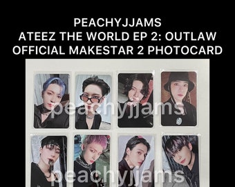 Official Ateez the World Ep 2: Outlaw Makestar 2 Photocard