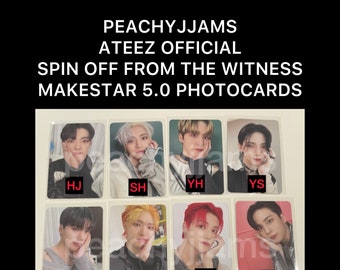 ATEEZ サン トレカ witness PVC makestar 3 ATEEZ SPIN OFF : FROM THE WITNESS Makestar Event Official