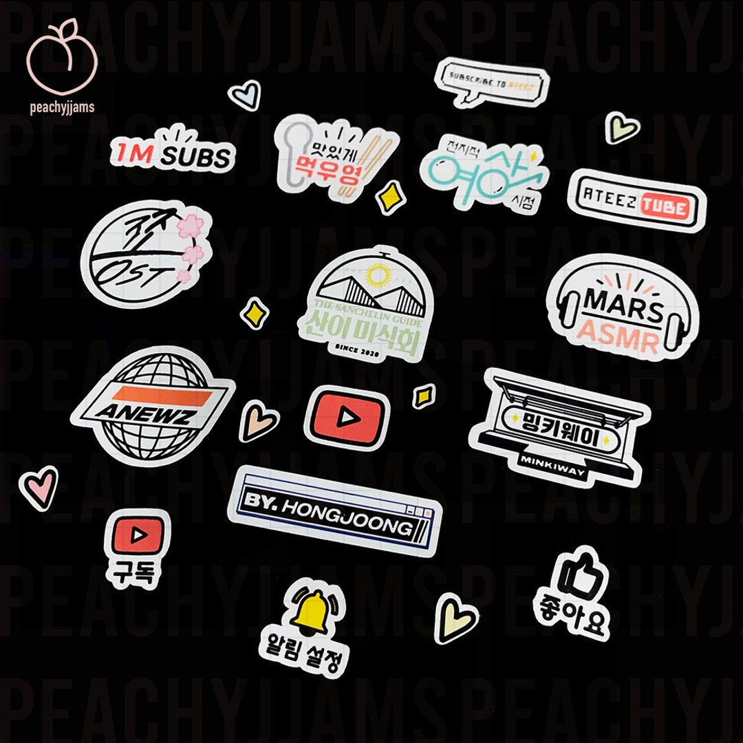 ATEEZ Scans on X: ~ Stickers ~ #HONGJOONG #SEONGHWA #YUNHO