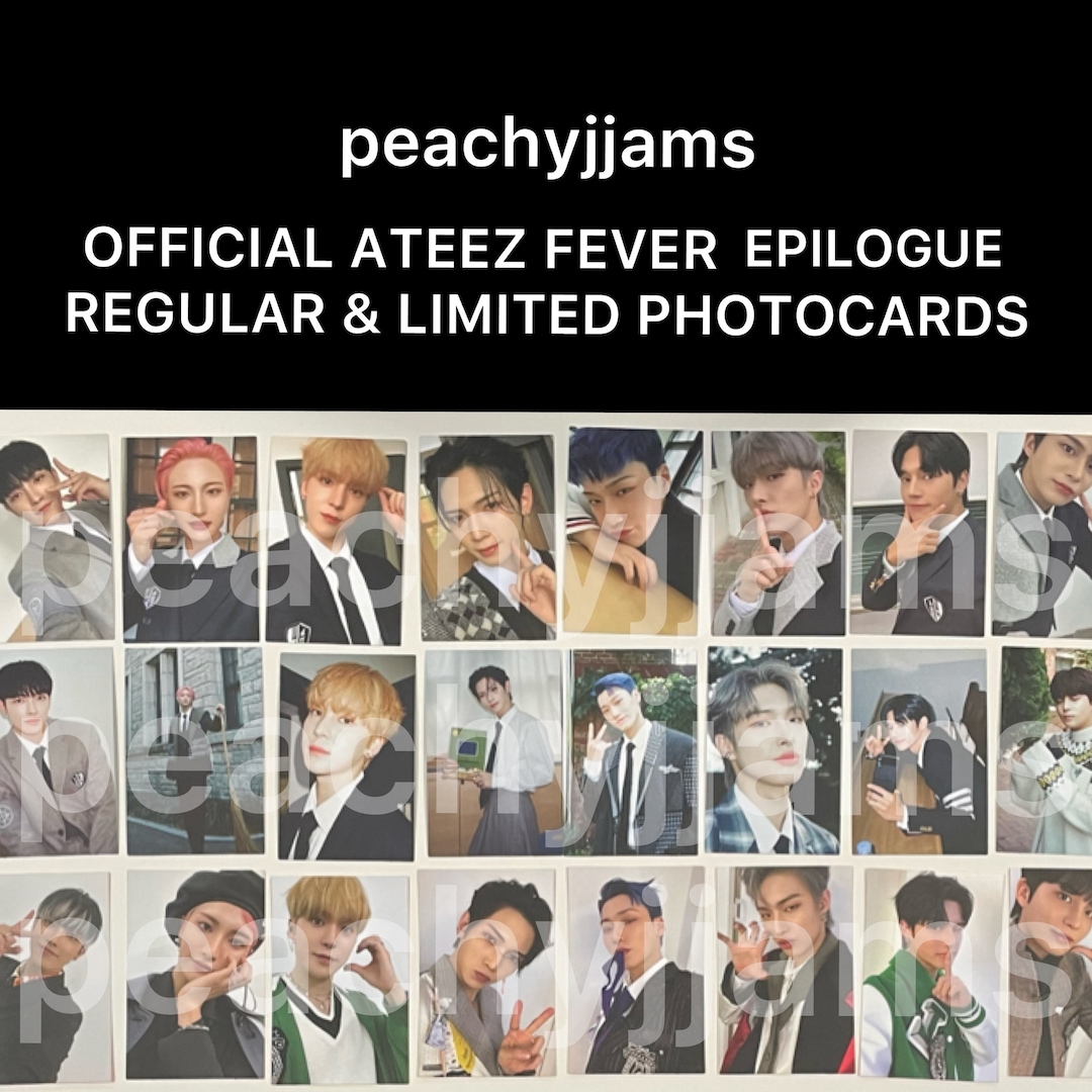 Official ATEEZ Fever Epilogue Regular & Limited Album PCS Official ATEEZ Fever Epilogue Regular & Limited Album PCS