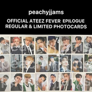 Official ATEEZ Fever Epilogue Regular & Limited Album PCS