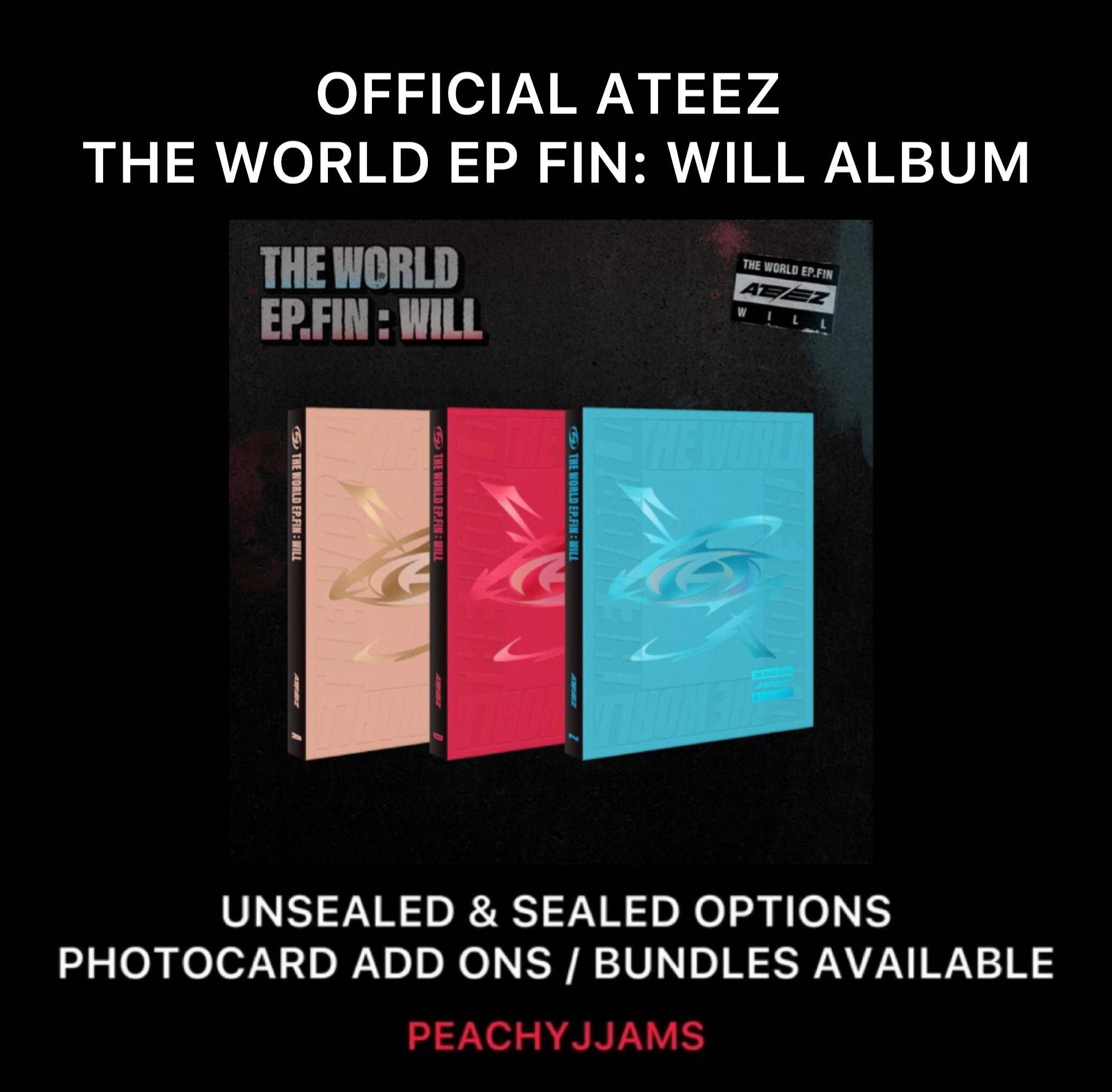 Kpop Ateez Album Stickers 