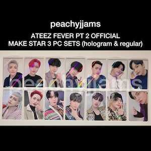 ateez makestar fever hologram