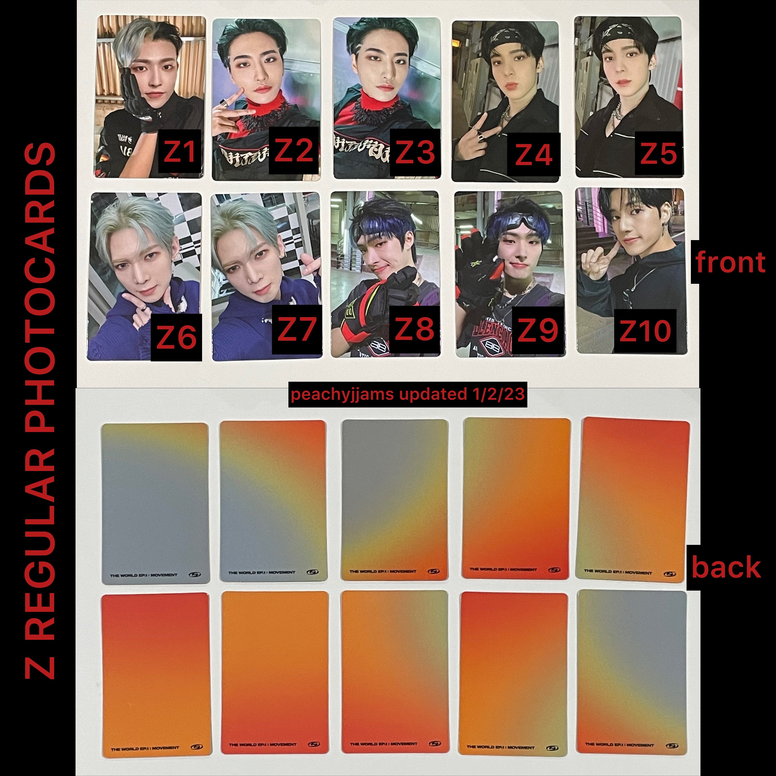 ATEEZ the World EP: 1 Movement Album Regular Limited Photocards