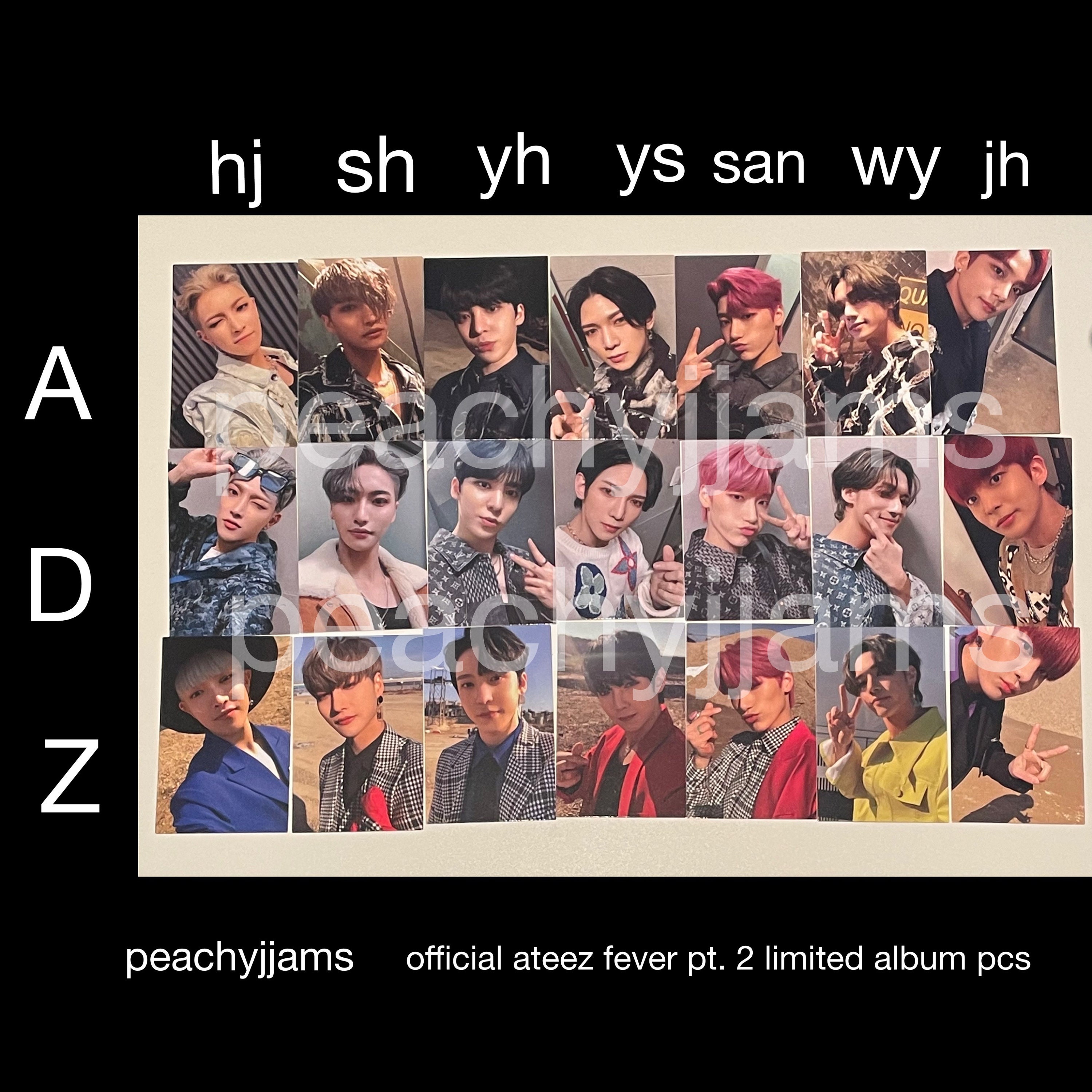 ATEEZ KOREAN ALBUMS Template  Album, Album covers, Photocard