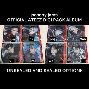 Official Ateez The World EP 1: Movement KPOP Album Digi Pack Version Unsealed Sealed Photocard Add-Ons Hongjoong Seonghwa Yunho Yeosang San