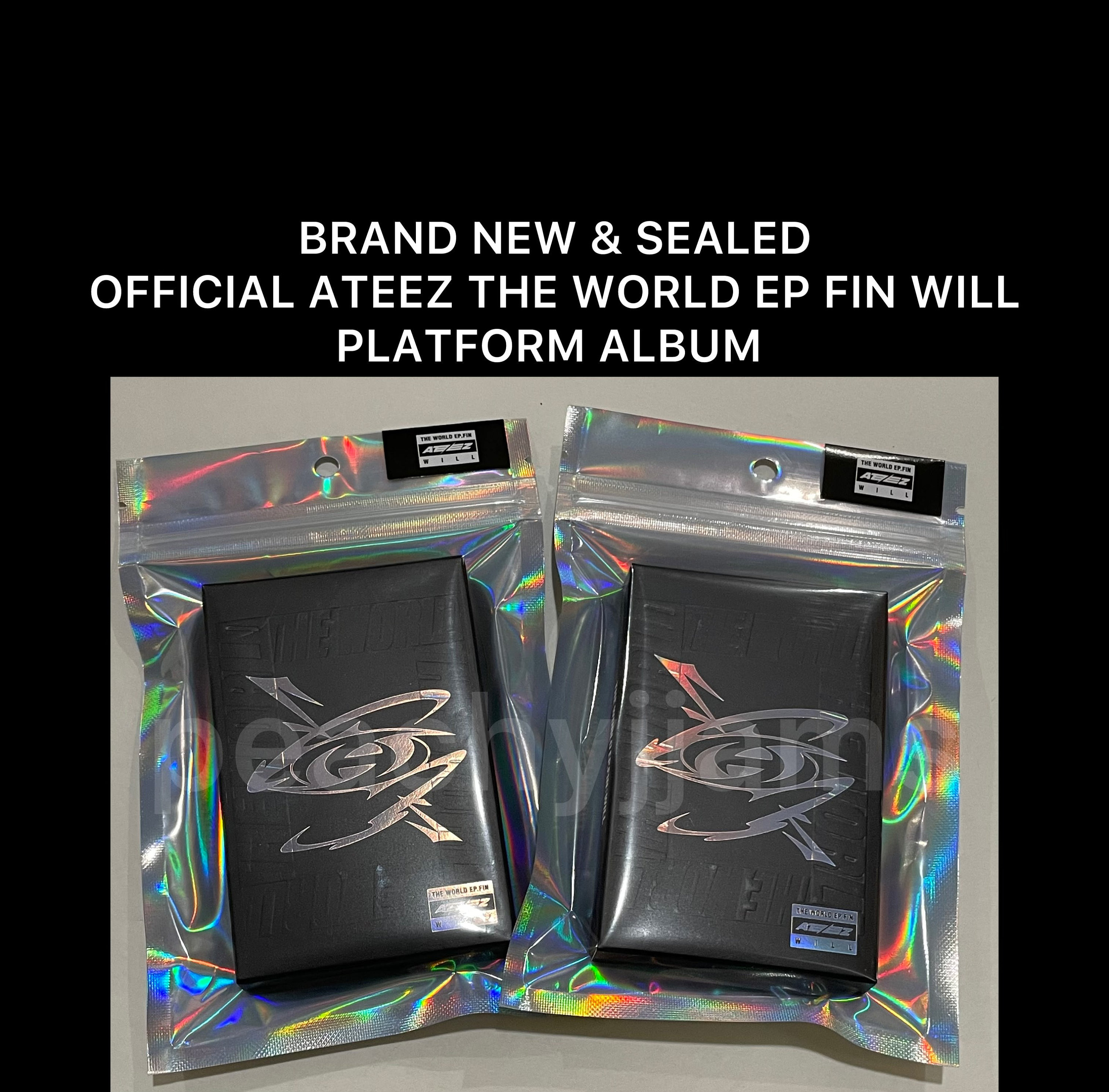 Brand New Official ATEEZ the World EP Fin: Will Platform Album 