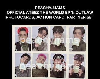 Ateez Treasure Ep 1 Ep 2 Photocard Sets -preorder - Etsy