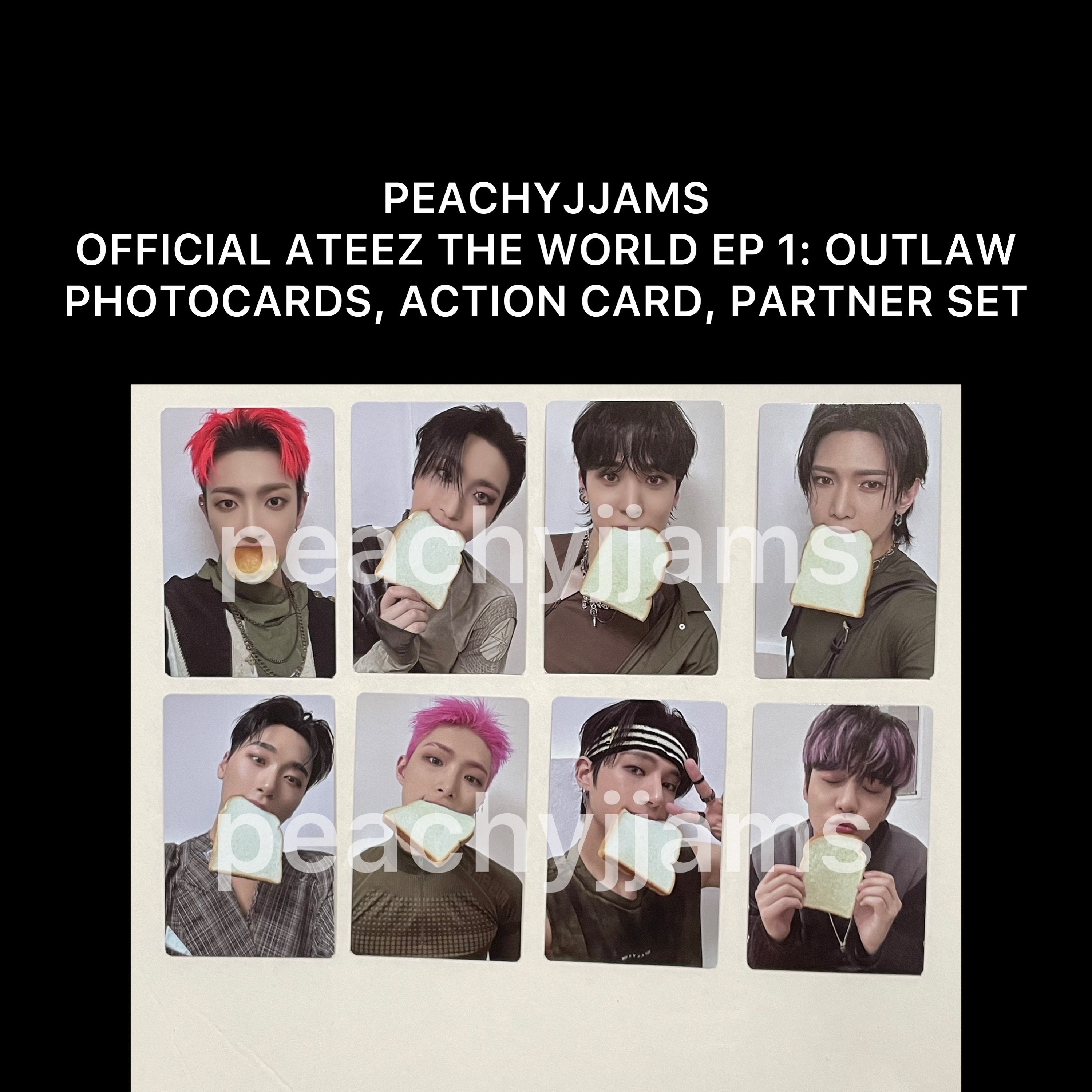 San Outlaw Ateez Official Photocard - Etsy