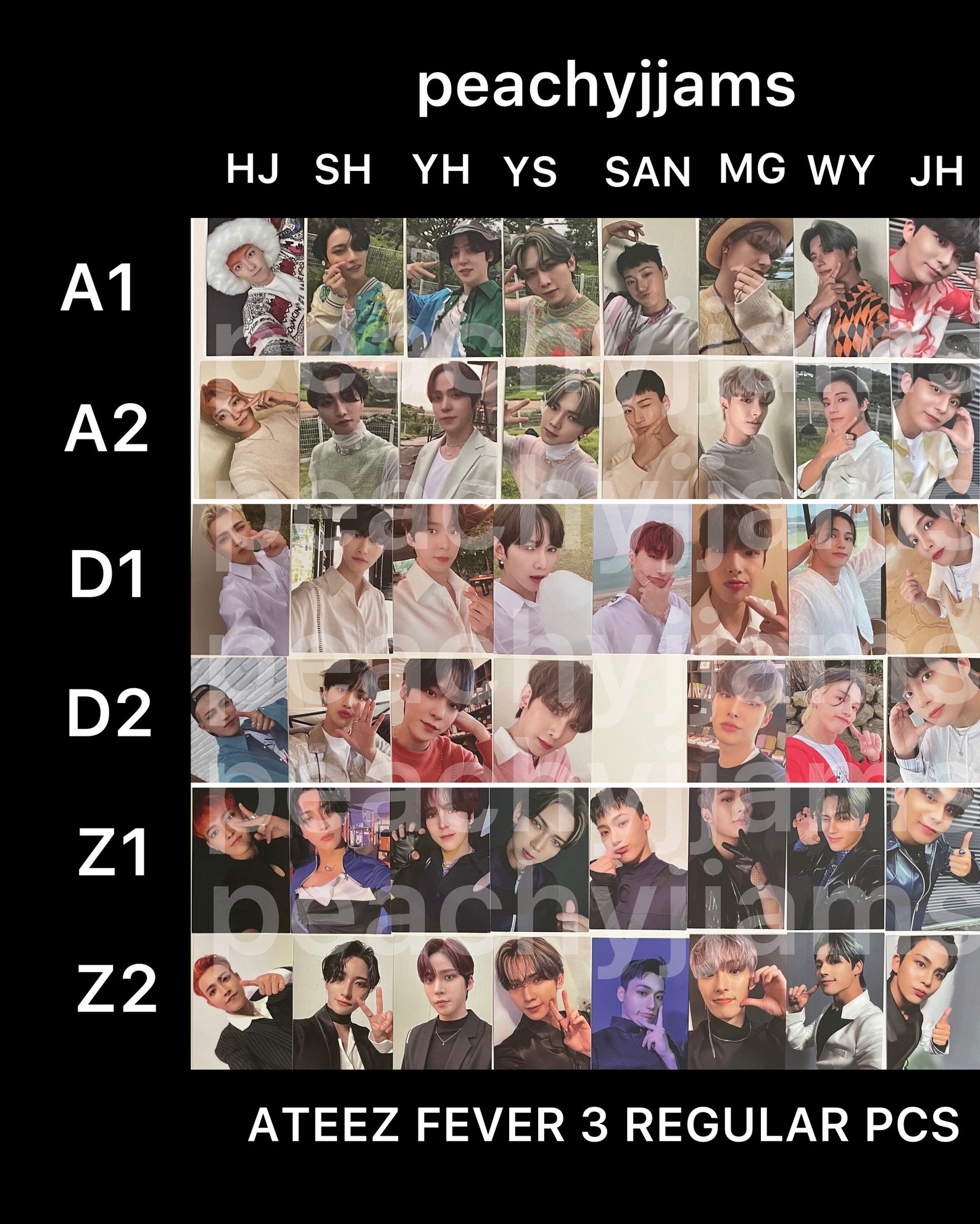 ATEEZ Fever PT. 3 Regular Album PCS Etsy UK