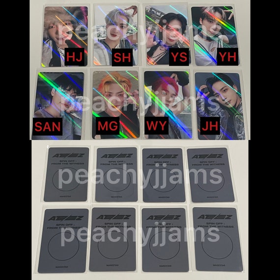 ATEEZ ホンジュン トレカ Witness Makestar ラキドロうさぎ ATEEZ ホンジュン トレカ Witness Makestar ラキドロうさぎ