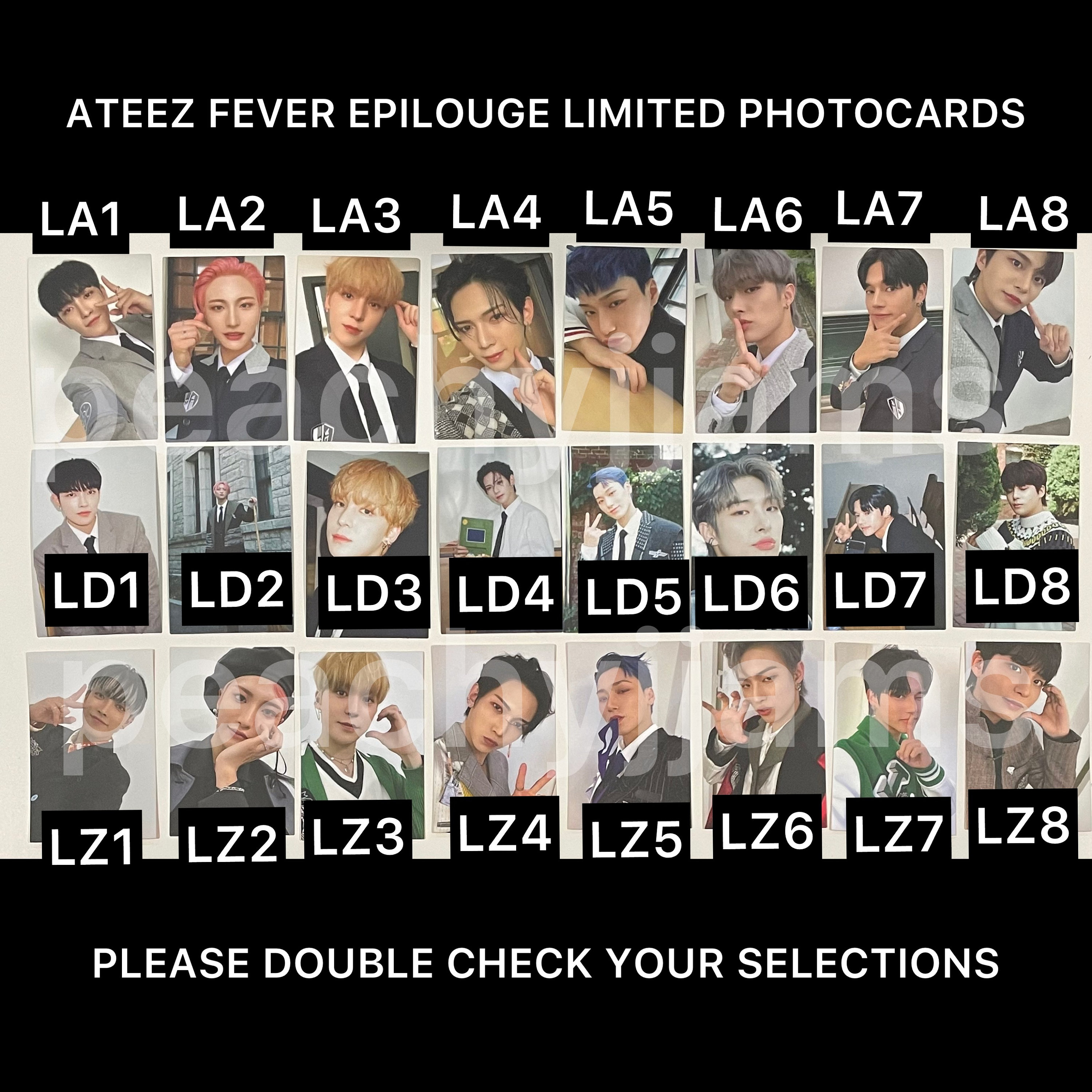 Official ATEEZ Fever Epilogue Regular & Limited Album PCS