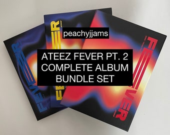Ateez Fever Pt. 2 KPOP Album Bundles + Photocard Add-ons