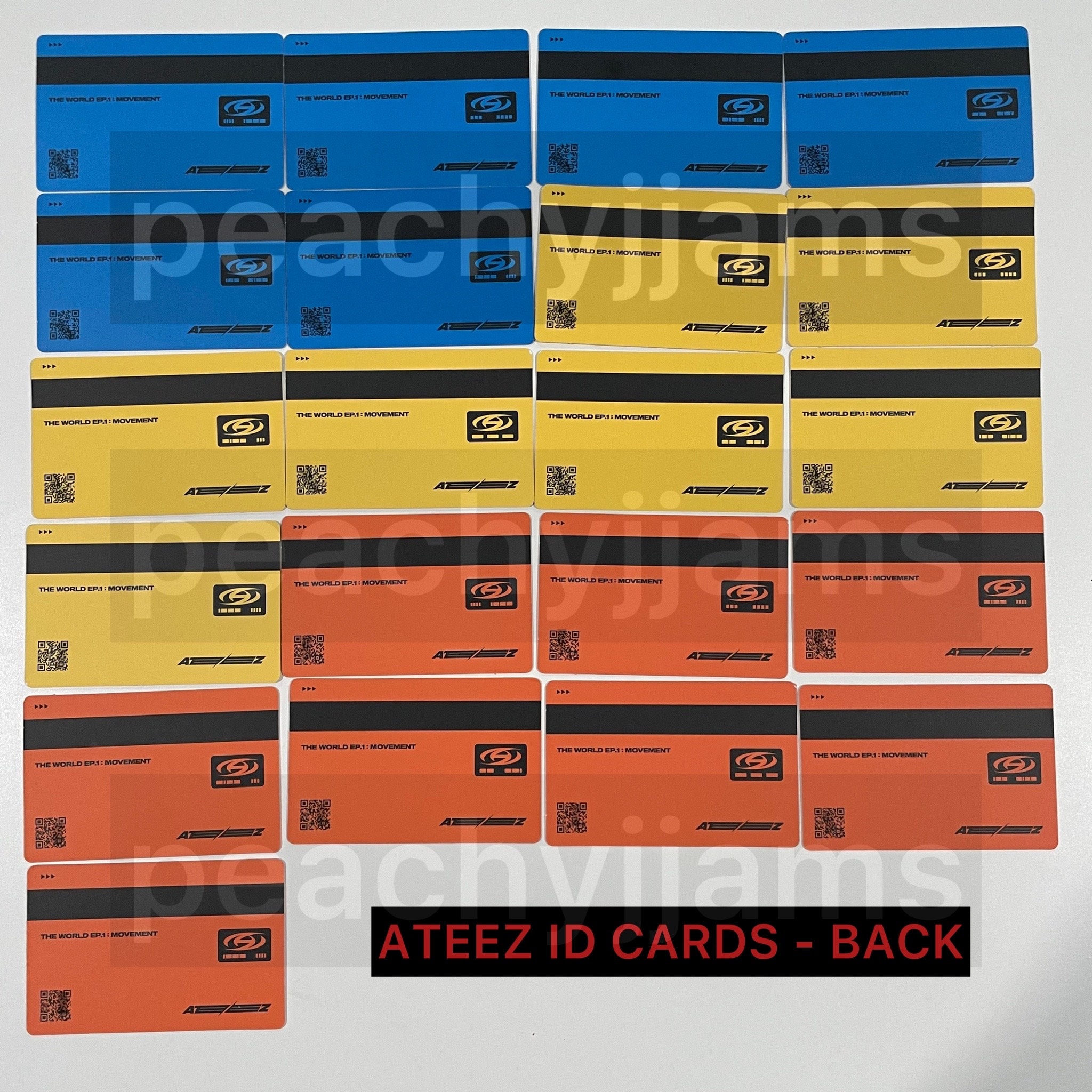 ATEEZ the World EP: 1 Movement Album Regular Limited Photocards