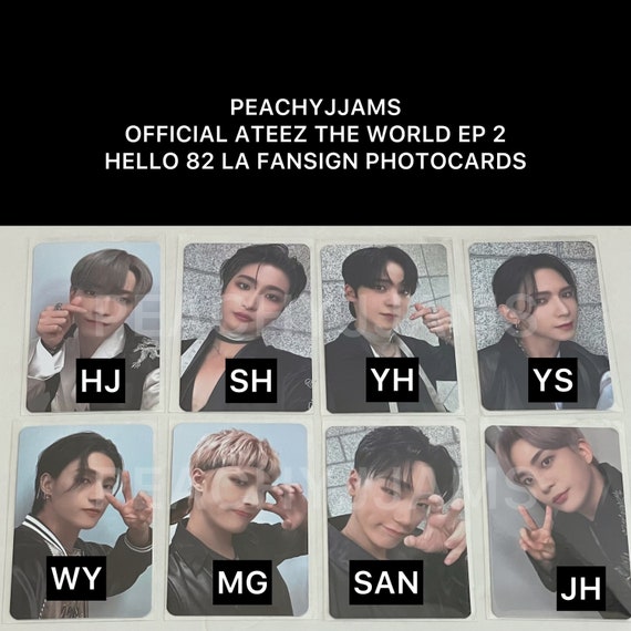 Official ATEEZ Ep 2 the Movement Outlaw HELLO 82 LA Fansign
