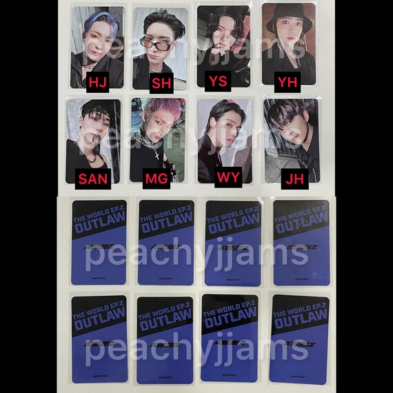 Official Ateez the World Ep 2: Outlaw Makestar 2 Photocard