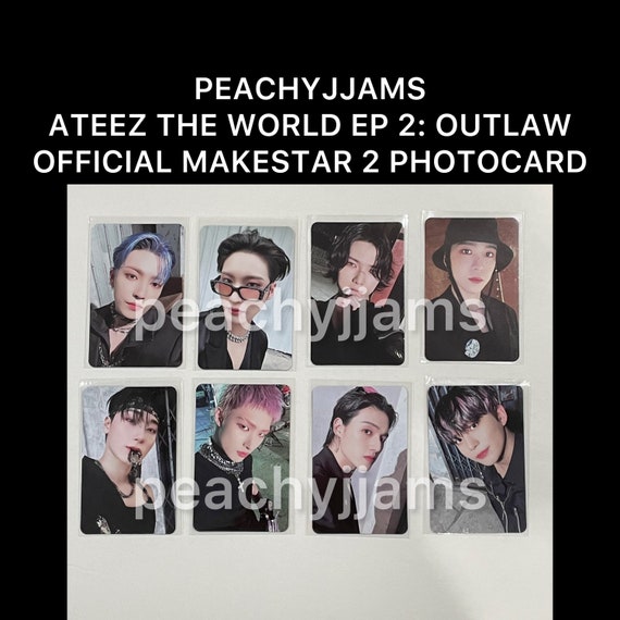 Official Ateez the World Ep 2: Outlaw Makestar 2 Photocard