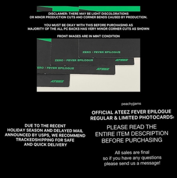 ATEEZ ウヨン FEVER p1 popup 109賞 ATEEZ ZERO : FEVER Part.1 POP UP