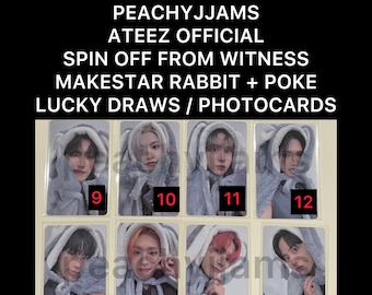 Ateez Spin off Witness Photocards Set -preorder - Etsy