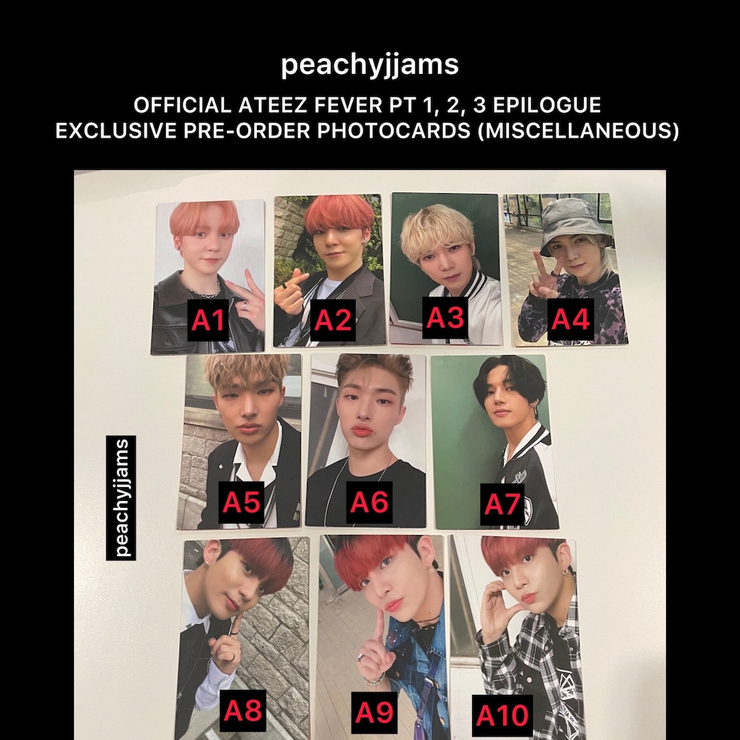 Ateez Zero: Fever Part.2 MMT POB Photocard San ATEEZ｜ Zero