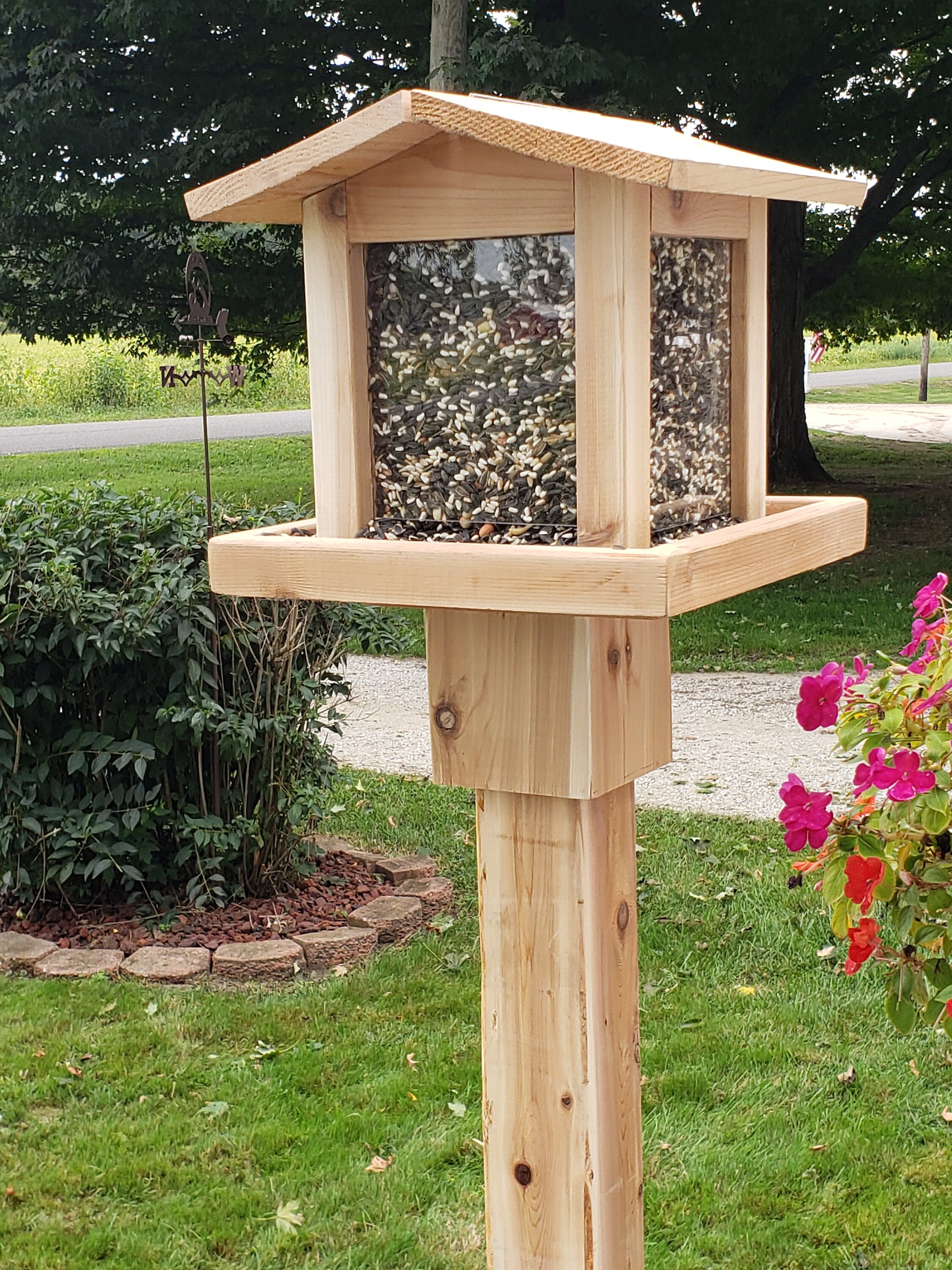 Large Bird Feeder Etsy