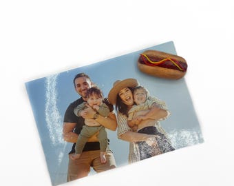 Hot Dog Food Magnet For Fridge / Unique Gift for BBQ Lover / Funny Gift for Dad / Realistic Clay Miniatures / Magnetic Locker Decor