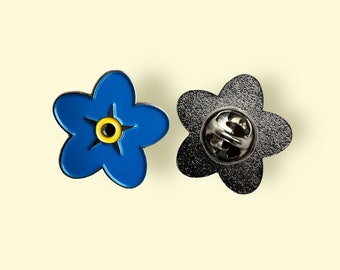 Forget Me Not  - Alzheimer's / Dementia Pin Badge