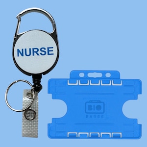 Professionele VERPLEEGKUNDIGE intrekbare jojo-badgehaspel + riemclip + sleutelhanger + horizontale kaarthouder