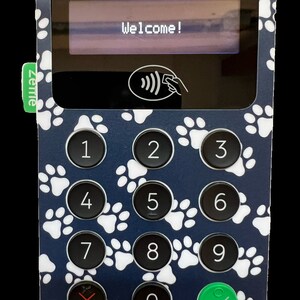 Exklusive iZettle ( Zettle ), personalisierte Wrap HUNDE PFOTE
