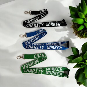 Lanyards per operatori di beneficenza - Porta tesserino d'identità