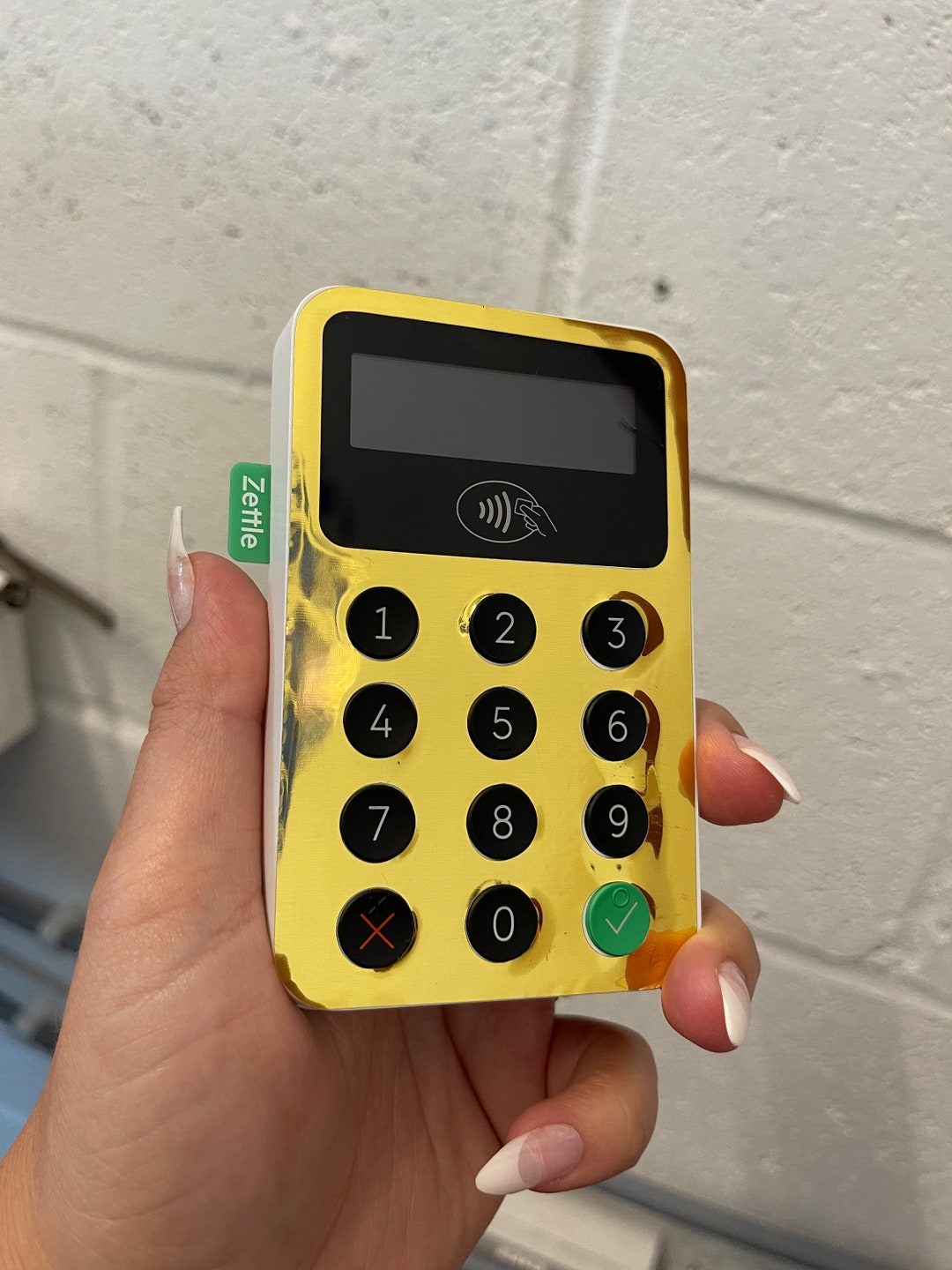 Exclusive Izettle Zettle , Custom Skin Wrap GOLD Etsy UK