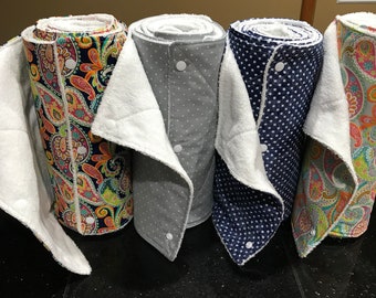 Reusable paper towels with snaps eco towels Mother’s Day gift for her housewarming gift best gift