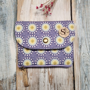 Alana Wallet, Flower Printed Fabric Wallet, Clutch Wallet, Girl Wallet, Card Holder, Gift for Mom, Gift for Women