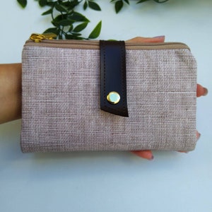 Women's wallet, fabric wallet, clutch wallet, girl wallet, card holder, gift for mom, gift for women, Clutch wallet