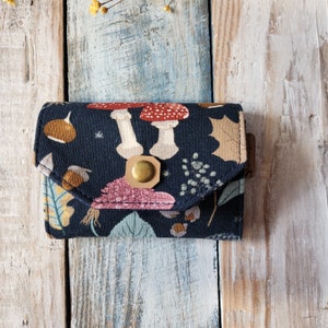 Small fabric card holder, funny card holder, Christmas card holder, card organizer, gift card holder for mom, Christmas gift