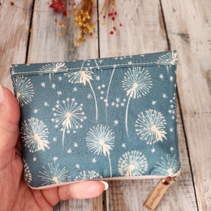 Cartera Alana, Cartera de tela estampada de flores, cartera de mano, billetera de chica, tarjetero, regalo para mamá, regalo para mujeres imagen 3