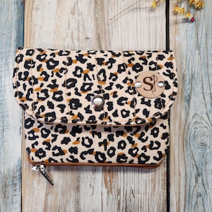 Cartera de tela para mujer, dibujo Animal print