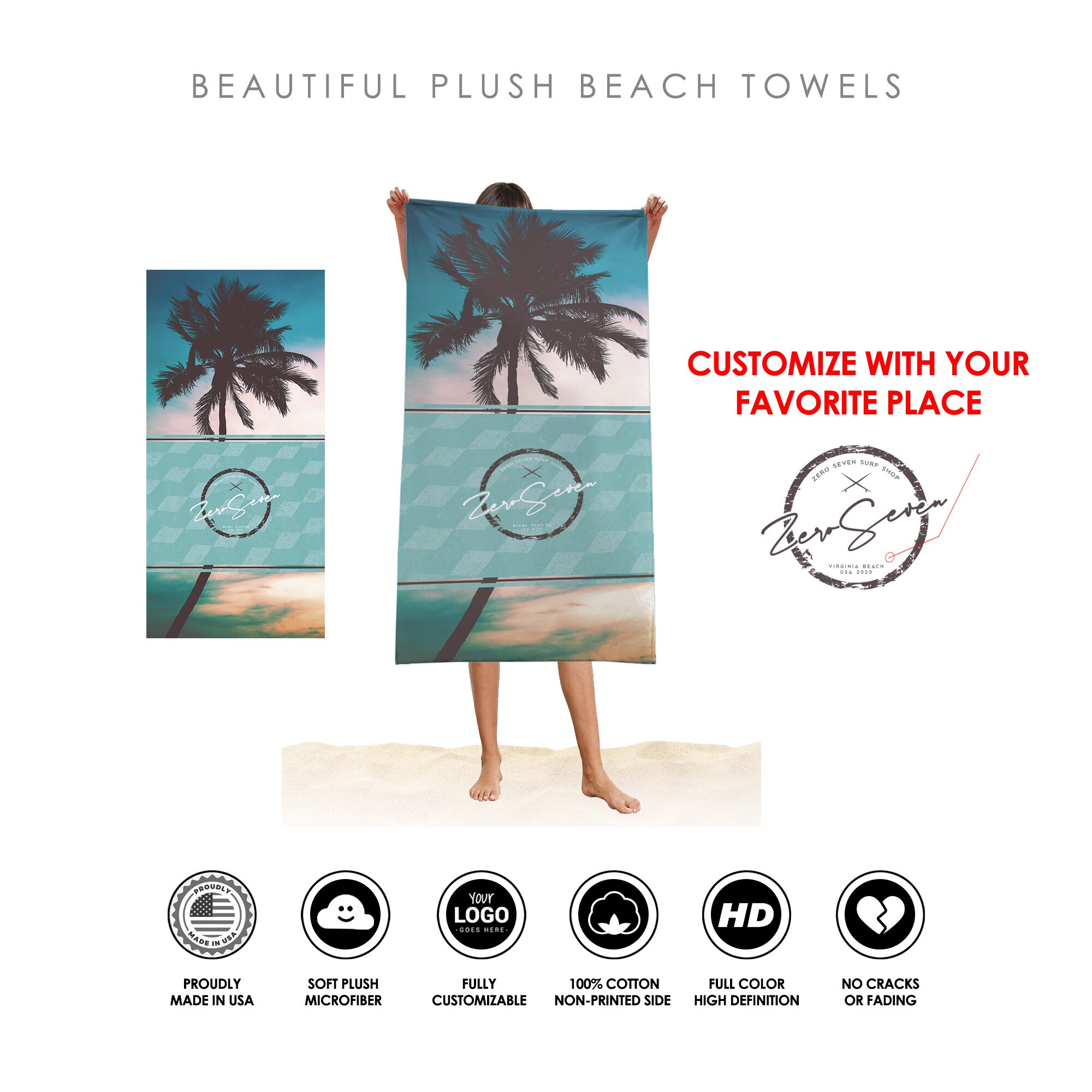 Oversized Beach Towels Personalized Gift Etsy