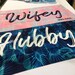 Wifey Hubby Beach Towel Combo 30x60 | Newlywed, Engagement, Personalized Gift