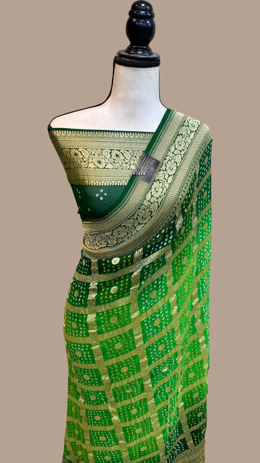 Lycra Reception Readymade Saree in Green with Sequence work 1780153