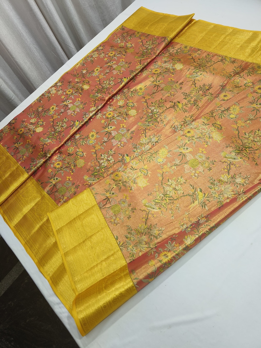 India Inayat Inayat Indian Traditional Saree Kanjeevaram Sarees - Etsy