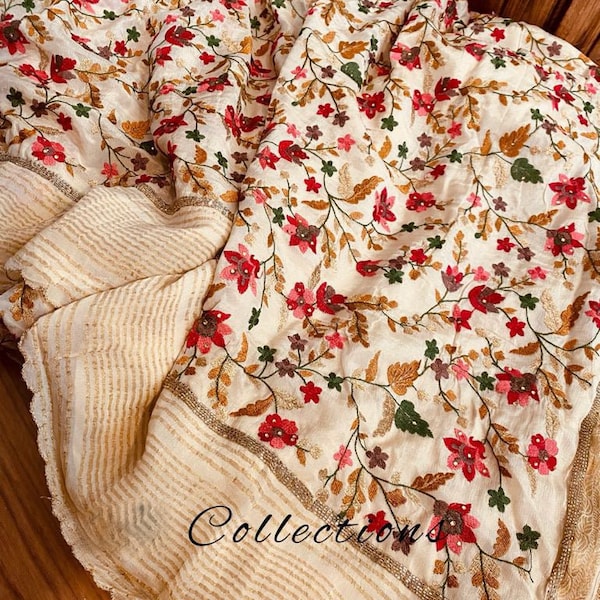 Anehna embroidery saree