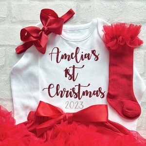 Girls Christmas Outfit Size 6 Etsy UK
