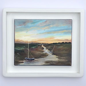 Sunset Over Norfolk Morston Marshes Giclee Print. Inspiring Wall Art. Home Decor and Bedroom Decor. Thinking of You Gift.
