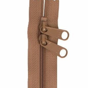 ByAnnie Zippers, Rockslide Double Slide Zipper, 30 inch, Perfect for Handbags, Purses, Totes and Other Quilting Projects