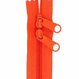 Handbag Zipper 30in Tangerine Handbag Zipper 30in Tangerine