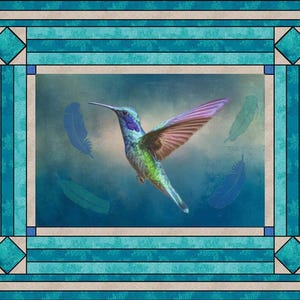 Bejeweled Beauty in Flight Quilt Pattern - FOFP-002