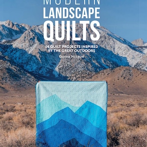 Modern Landscape Quilts # DC09773, Quilting Book, Quilt Book, Quilting Book, Applique Book, Craft Book
